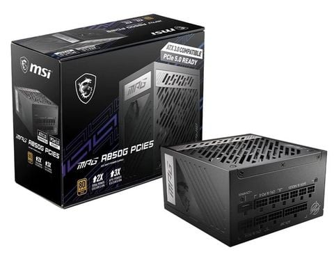 NGUỒN MSI MPG 850W A850G PCIE5 GOLD MODULAR NEW