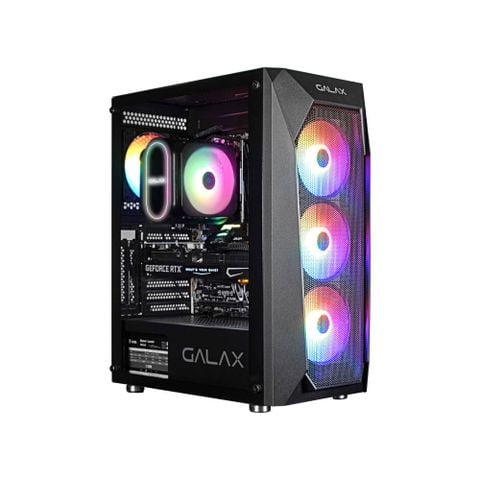 Case Galax Revolution 05 ARGB (Black),(WHITE), ( TẶNG 4 FAN RGB )