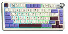 BÀN PHÍM CƠ AULA AU75 (TÍM BE ĐỎ) HOTSWAP - LED RGB - 3 Mode Kết Nối - NEW