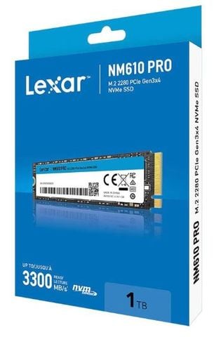 SSD 1TB NVME M.2 LEXAR NM610 PRO PICe GEN 3 X4 NEW