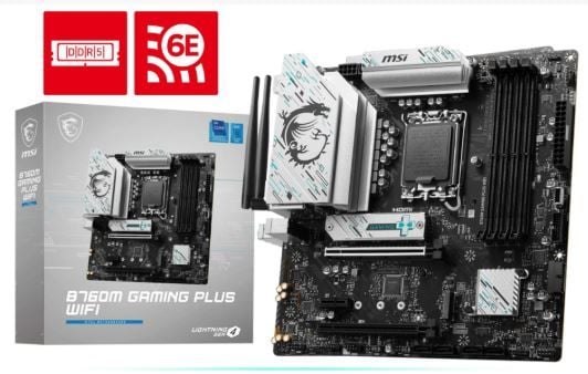 MAINBOARD MSI B760M GAMING PLUS WIFI 6E DDR5