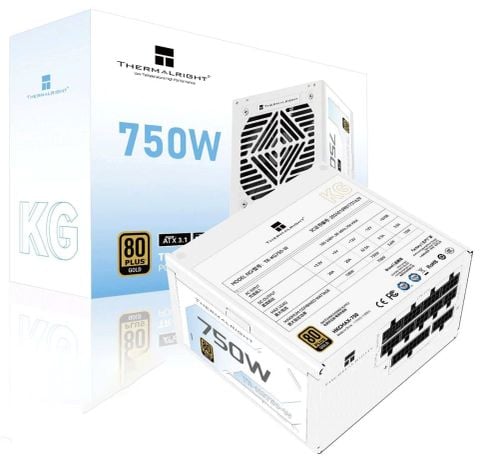 NGUỒN 750W THERMALRIGHT KG-750 GOLD PICE 5.1 MODULAR (WHITE) NEW
