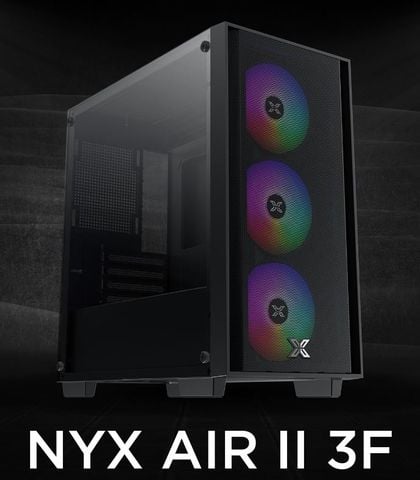 CASE XIGMATEK NYX II 3F ( SẴN 3 FAN RGB ) NEW