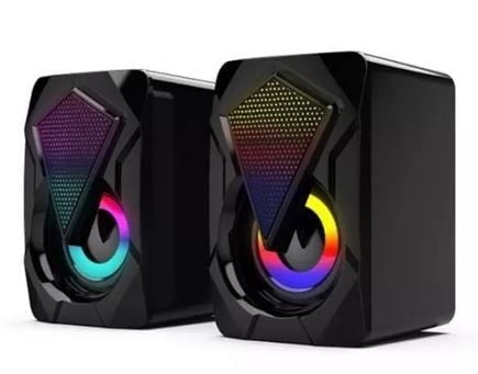 Loa Vi Tính Mini có dây 2.0 Speaker YSD-1046 | Led 7 Màu