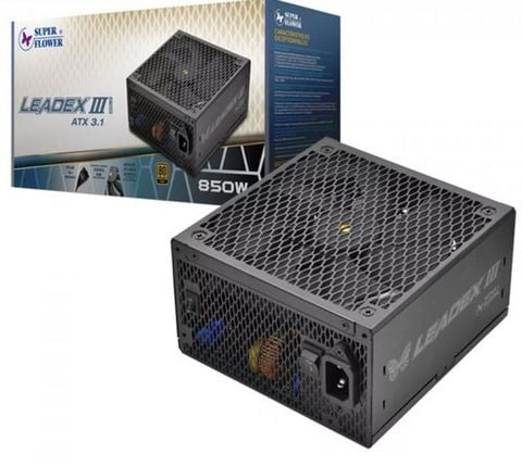 Nguồn SuperFlower LEADEX III Gold UP 850W ATX 3.1 PCIe 5.1 Modular NEW