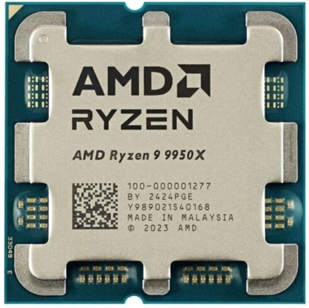CPU AMD Ryzen 9 9950X 5.7 GHz 16 Cores 32 Threads TRAY