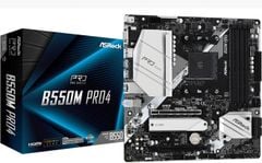 MAINBOARD ASRock B550M PRO4 ( AM4 / m-ATX / 4xDDR4 )