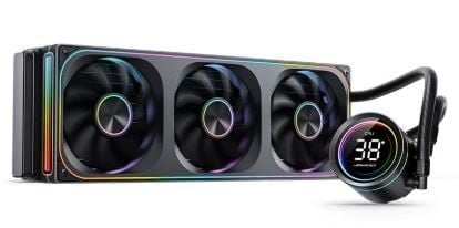 TẢN NHIỆT NƯỚC AIO JONSBO TH-360 ARGB BLACK (HIỂN THỊ NHIỆT ĐỘ)