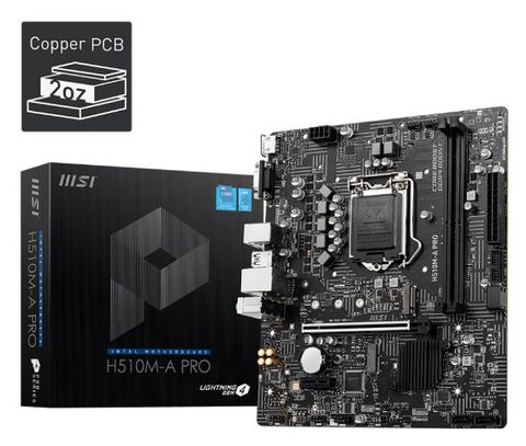 MAINBOARD H510M-A PRO MSI DDR4 NEW