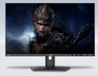Màn hình VSP IP2403SB - Đen | 23.8 inch, FHD, IPS, 100Hz, 1ms, phẳng, chân công thái học