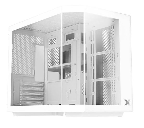 CASE XIGMATEK CUBI M ARTIC (CHƯA KÈM FAN) TRẮNG KÍNH VUÔNG