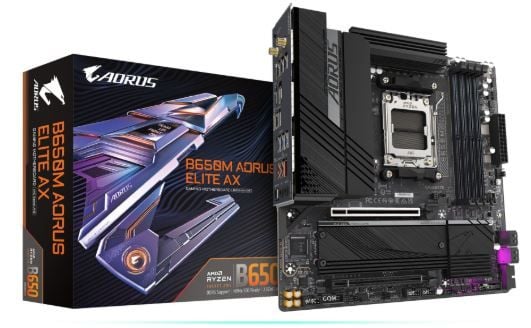 MAINBOARD GIGABYTE B650M AORUS ELITE AX ( WiFi 6E / Bluetooth 5.3 )