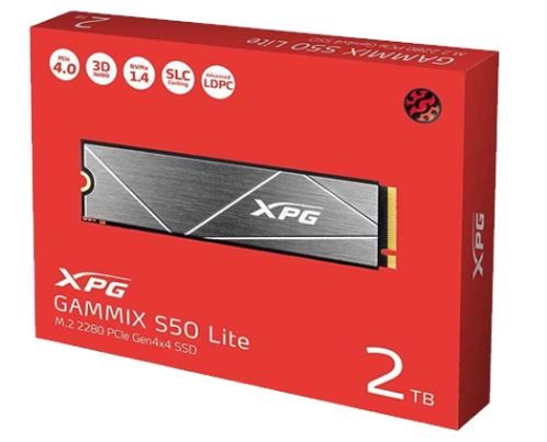 SSD 2TB NVME ADATA XPG S50 LITE M.2 PICe GEN 4