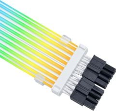 DÂY NGUỒN NỐI DÀI  LIAN LI STRIMER WIRELESS 2x8-PIN CPU ARGB (DÂY NGUỒN CPU) NEW