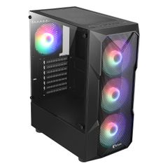 CASE JETEK GAME SQUID - R1 ( TẶNG KÈM 3 FAN RGB ) - ( MID TOWER ) NEW