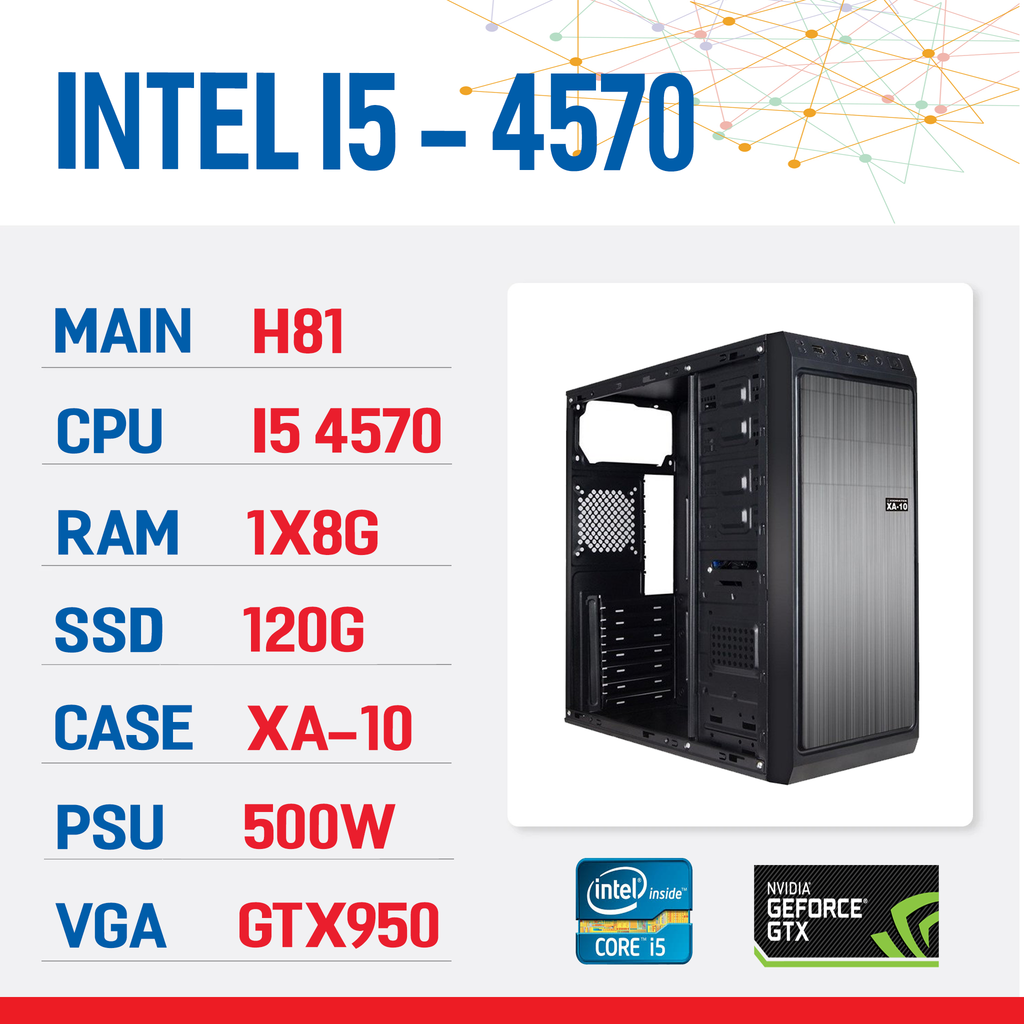 I5 4570 gtx 950 sale
