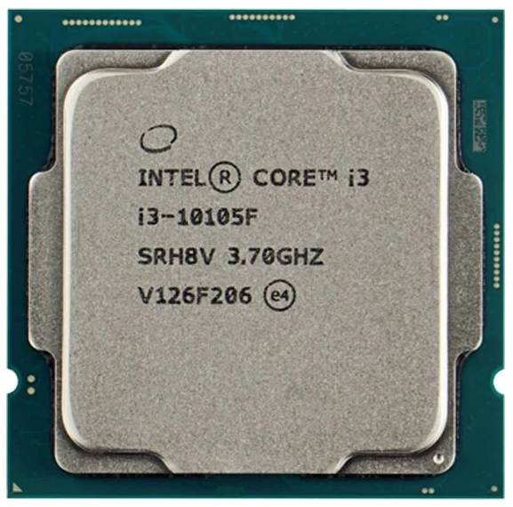 CPU INTEL CORE I3 10105F 4.4GHZ, 4 NHÂN 8 LUỒNG NEW TRAY ( CHƯA KÈM FAN )