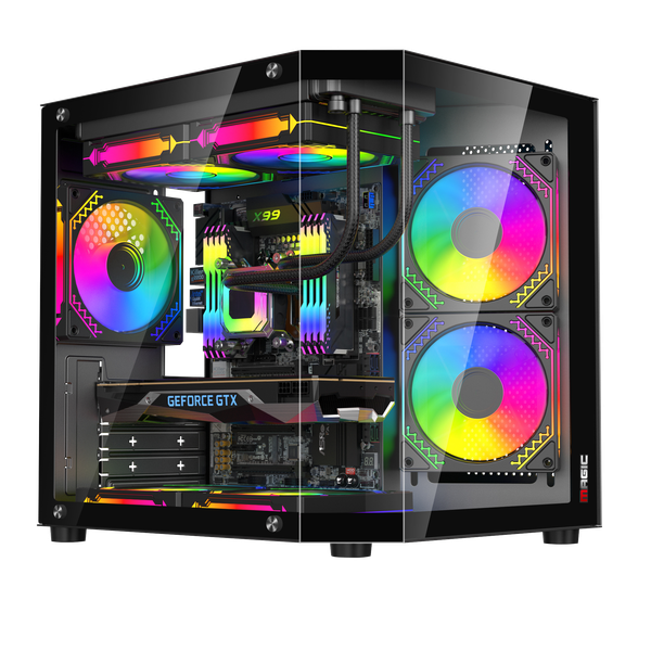CASE MAGIC CUBI M ELITE KÍNH VUÔNG (CHƯA KÈM FAN)