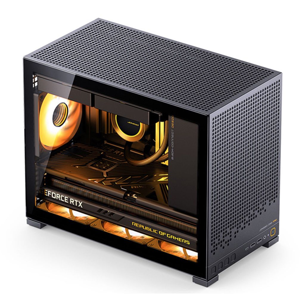 CASE JONSBO D32 PRO BLACK NEW (MINI M-ATX, MÀU ĐEN )