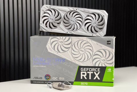 ( 2ND ) VGA ASUS ROG STRIX RTX 3070 WHITE EDITION OC