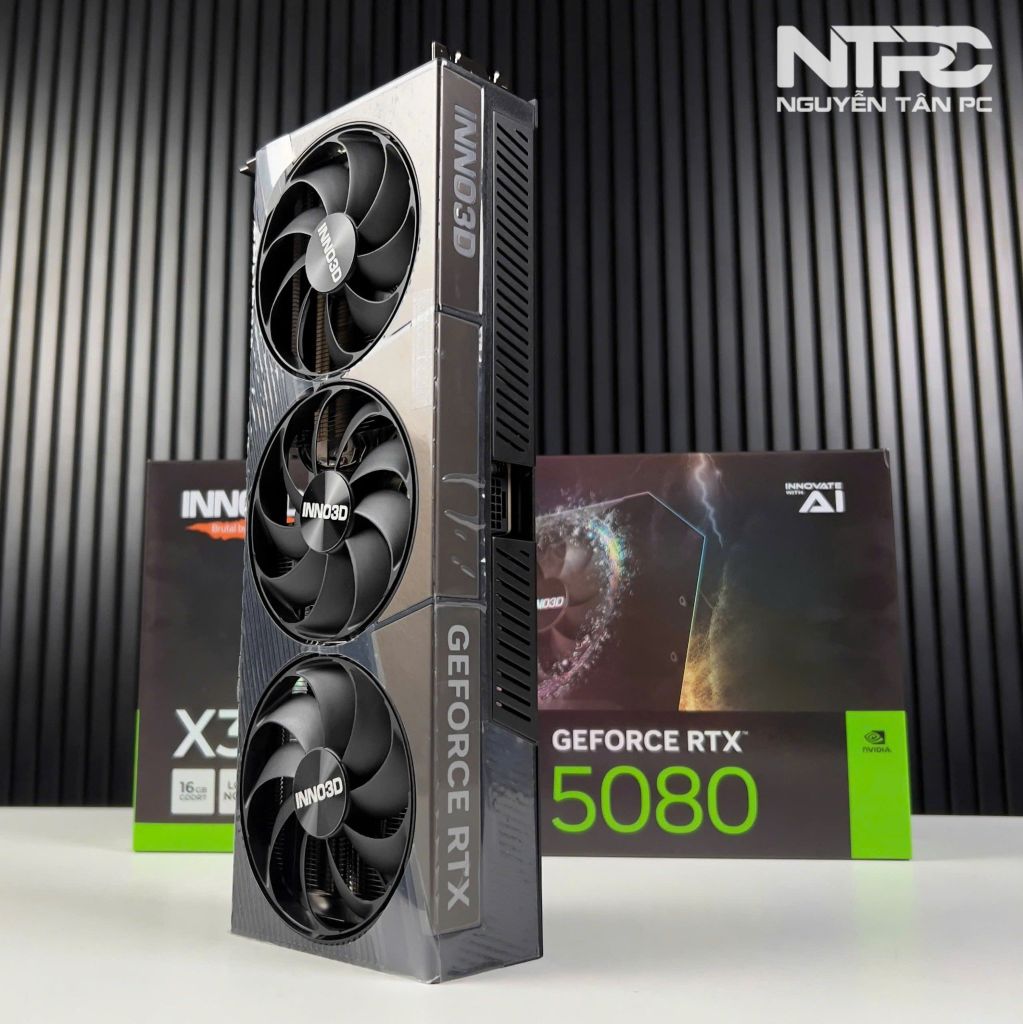 (NEW) VGA INNO3D RTX 5080 16G X3 OC GDDR7 DLSS 4