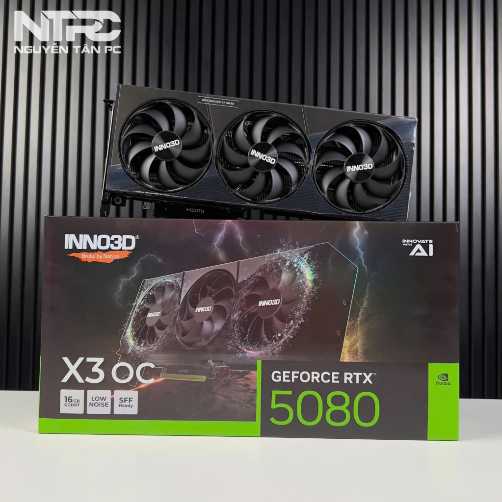 (NEW) VGA INNO3D RTX 5080 16G X3 OC GDDR7 DLSS 4