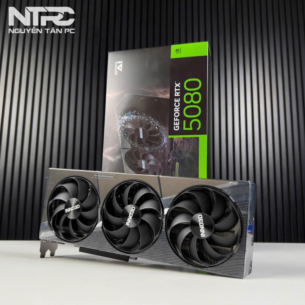 (NEW) VGA INNO3D RTX 5080 16G X3 OC GDDR7 DLSS 4