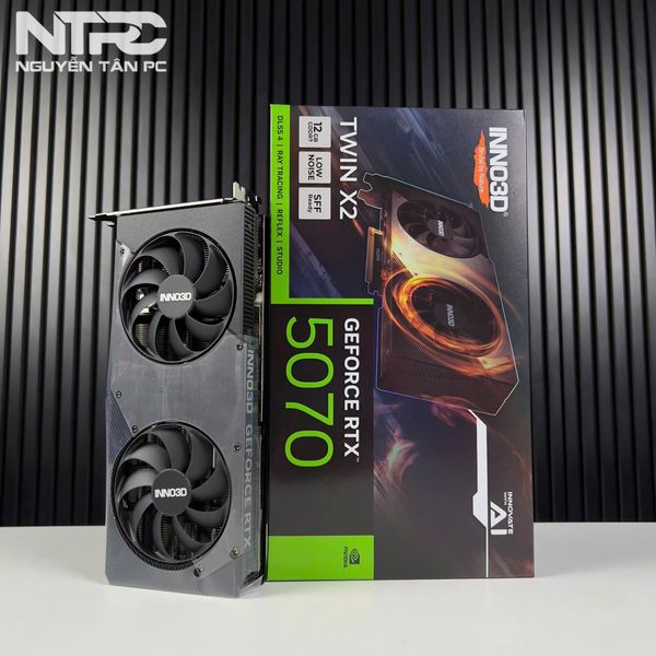 (NEW) VGA INNO3D GeForce RTX 5070 12G TWIN X2 GDDR7 DLSS 4
