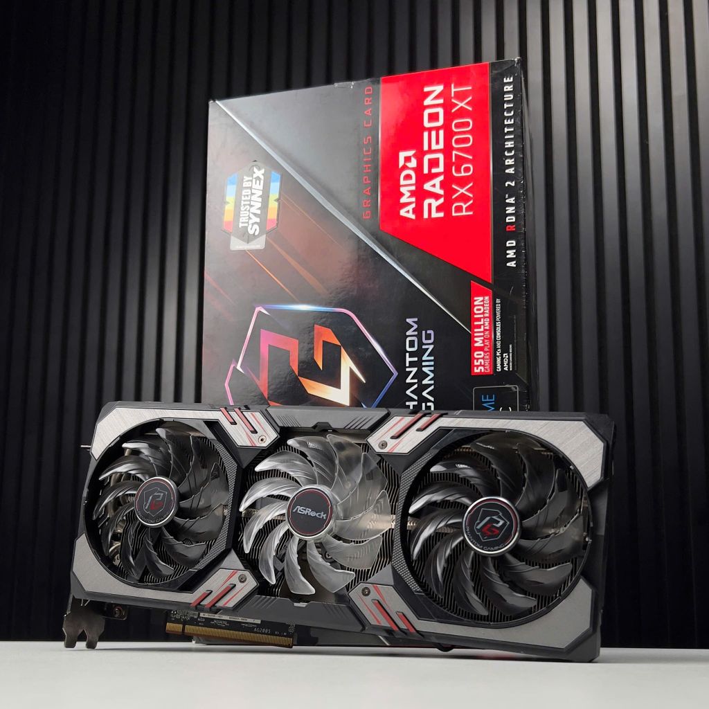 (2ND) VGA ASROCK RX 6700XT 12GB PHANTOM GAMING D OC