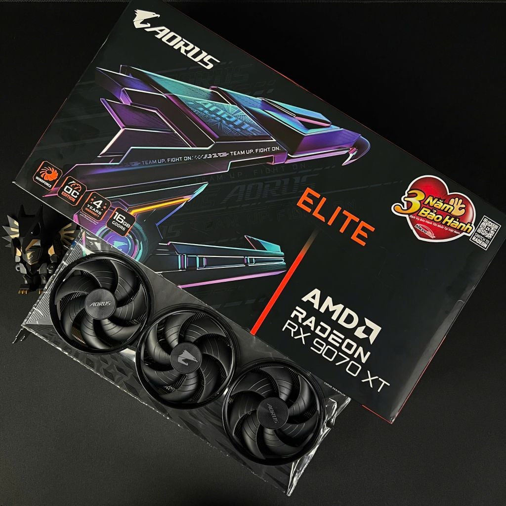 (NEW) VGA GIGABYTE Radeon RX 9070XT 16G AORUS ELITE