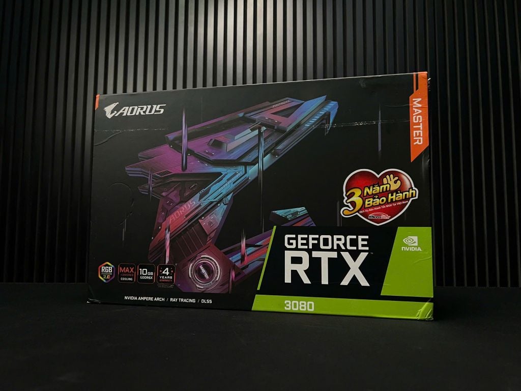 (2ND) VGA RTX 3080 10G AORUS MASTER GIGABYTE GDDR6X