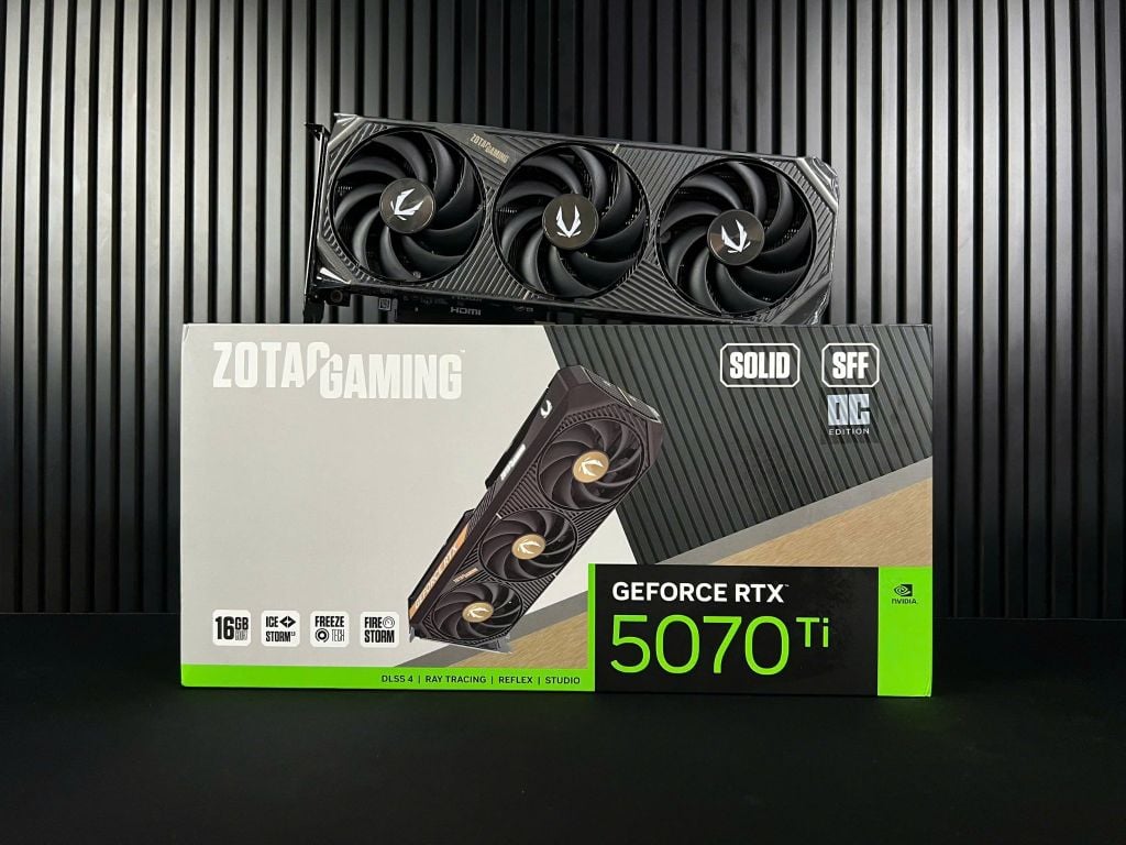 (NEW) VGA ZOTAC GAMING GeForce RTX 5070Ti 16G SOLID SFF OC GDDR7