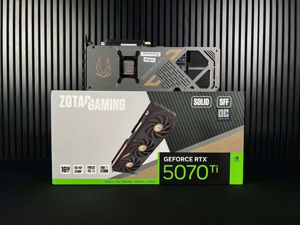 (NEW) VGA ZOTAC GAMING GeForce RTX 5070Ti 16G SOLID SFF OC GDDR7