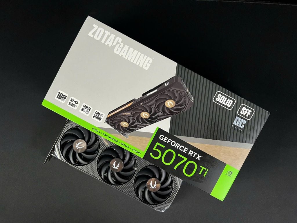 (NEW) VGA ZOTAC GAMING GeForce RTX 5070Ti 16G SOLID SFF OC GDDR7