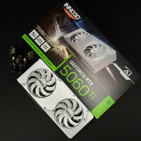 (NEW) VGA INNO3D GeForce RTX 5060Ti 16G TWIN X2 OC (WHITE)