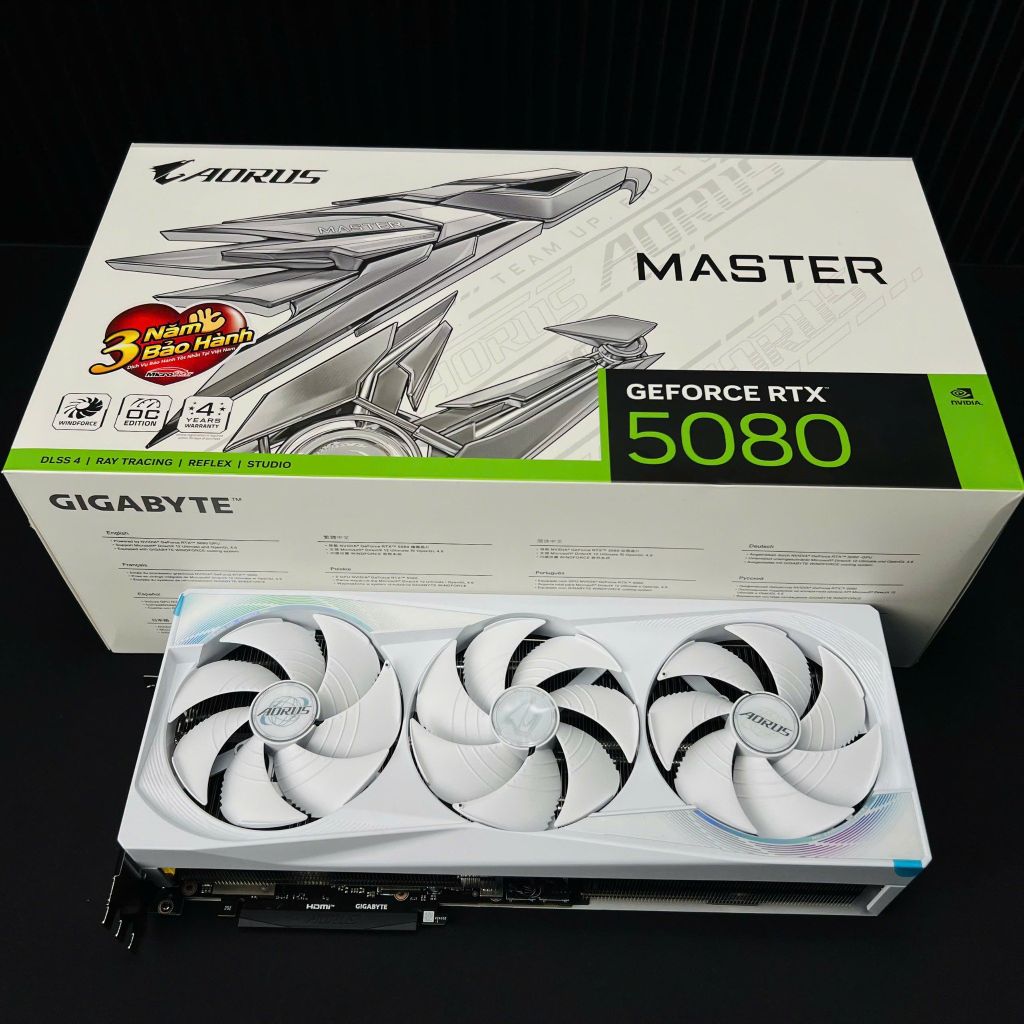 (NEW) AORUS GeForce RTX 5080 16G MASTER ICE