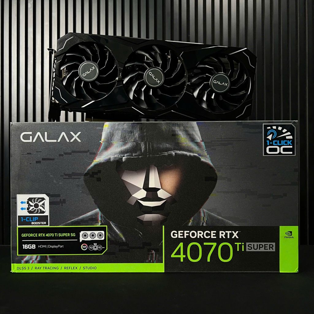 (2ND) VGA GALAX GeForce RTX 4070Ti SUPER 16G (1-CLICK OC) SG GDDR6X
