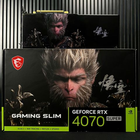(2ND) VGA MSI GeForce RTX 4070 SUPER 12G WUKONG EDITION GAMING SLIM