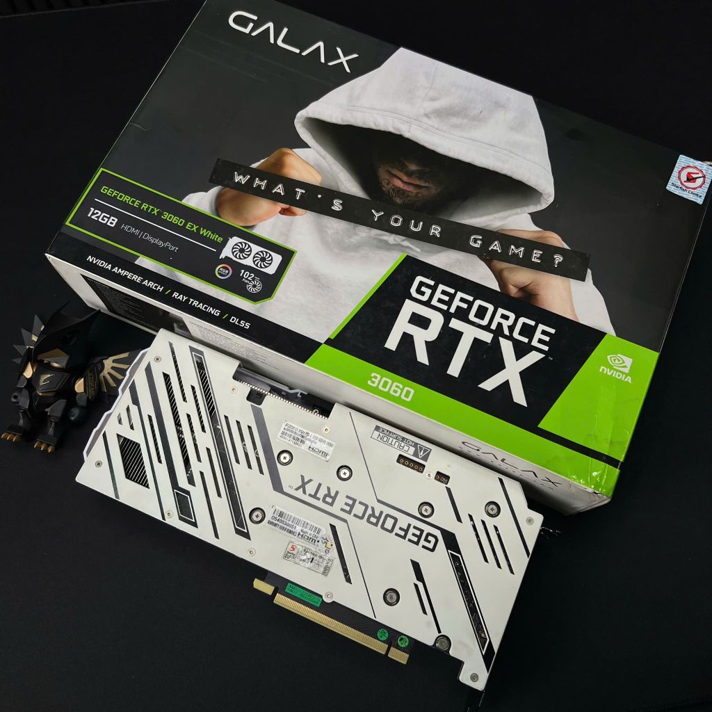 (2ND) VGA GALAX GeForce RTX 3060 12G EX WHITE GDDR6