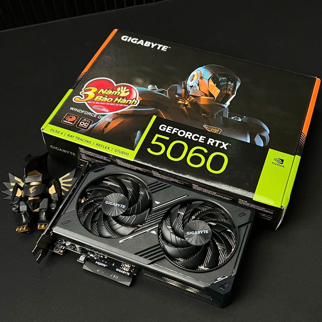 (NEW) VGA GIGABYTE GeForce RTX 5060 8G WINDFORCE OC GDDR7