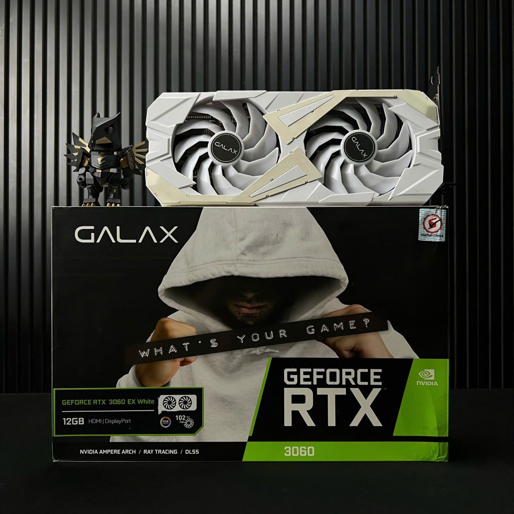 (2ND) VGA GALAX GeForce RTX 3060 12G EX WHITE GDDR6