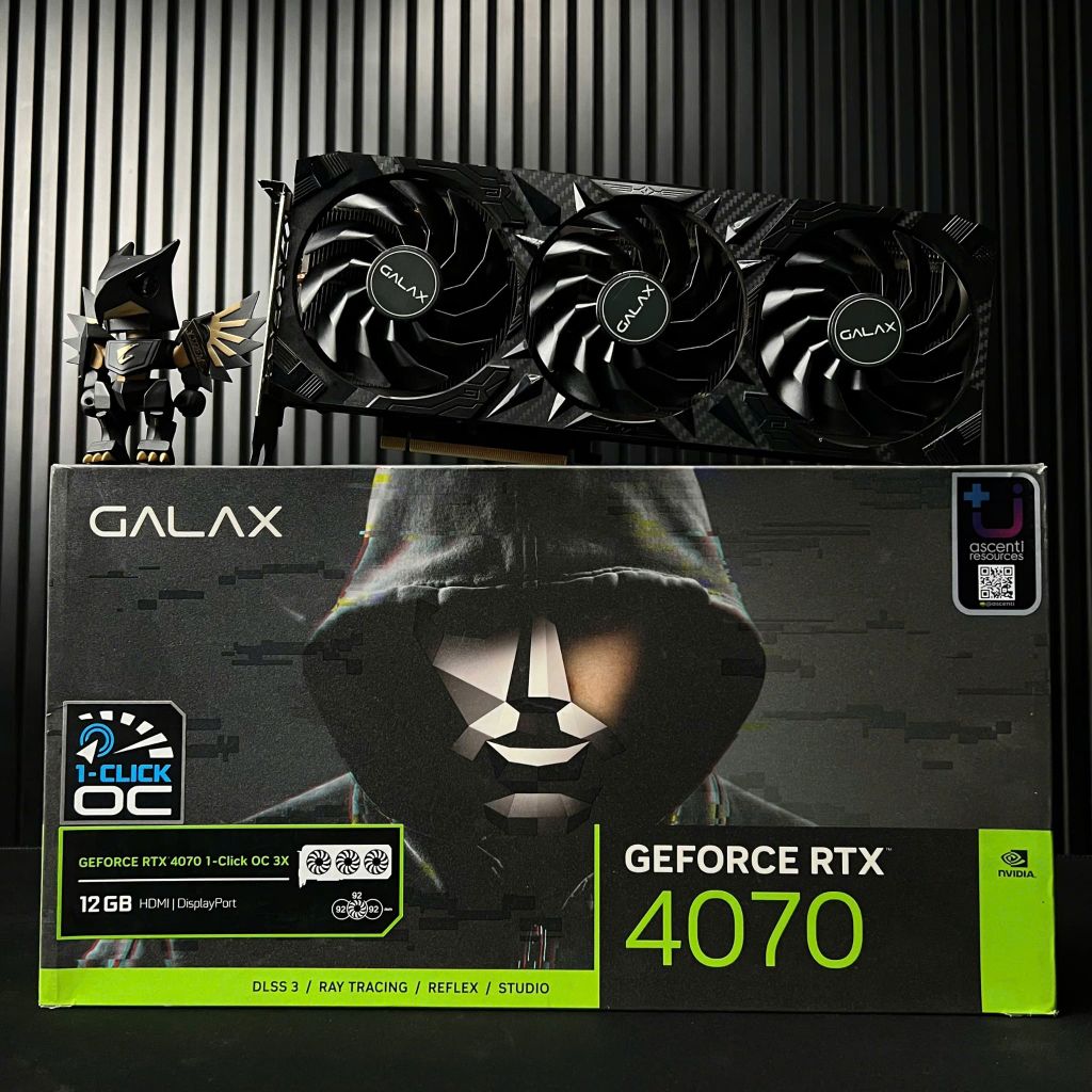 (2ND) VGA GALAX GeForce RTX 4070 12G (1-CLICK OC) 3X GDDR6X