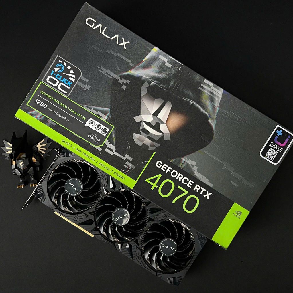 (2ND) VGA GALAX GeForce RTX 4070 12G (1-CLICK OC) 3X GDDR6X