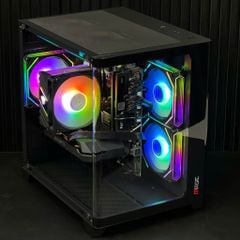 CASE MAGIC GM-02 CURVED M-ATX (BLACK) - CHƯA KÈM FAN