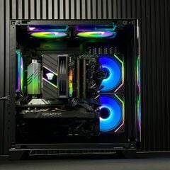 CASE MAGIC GM-02 CURVED M-ATX (BLACK) - CHƯA KÈM FAN