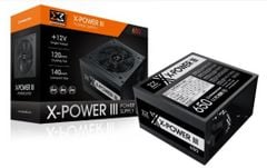 NGUỒN XIGMATEK X-POWER III 650 - 600W ( 85% EFFICIENCY - EN45990 ) NEW