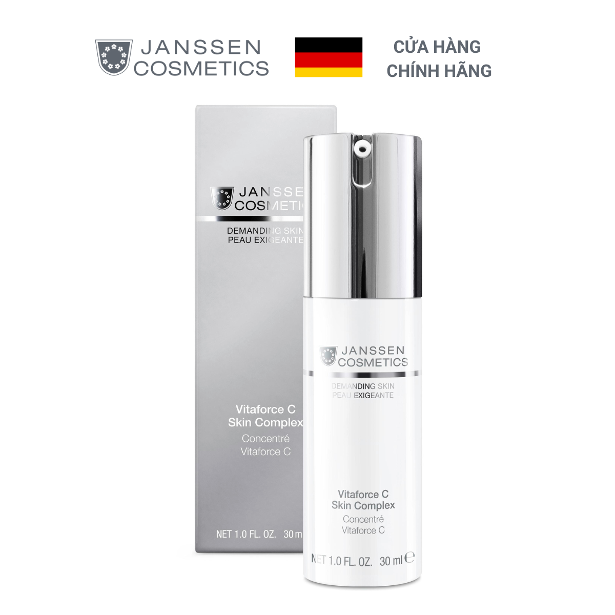 Serum dưỡng trắng, chống lão hoá da Janssen Cosmetics Vitaforce C Skin Complex 30ml