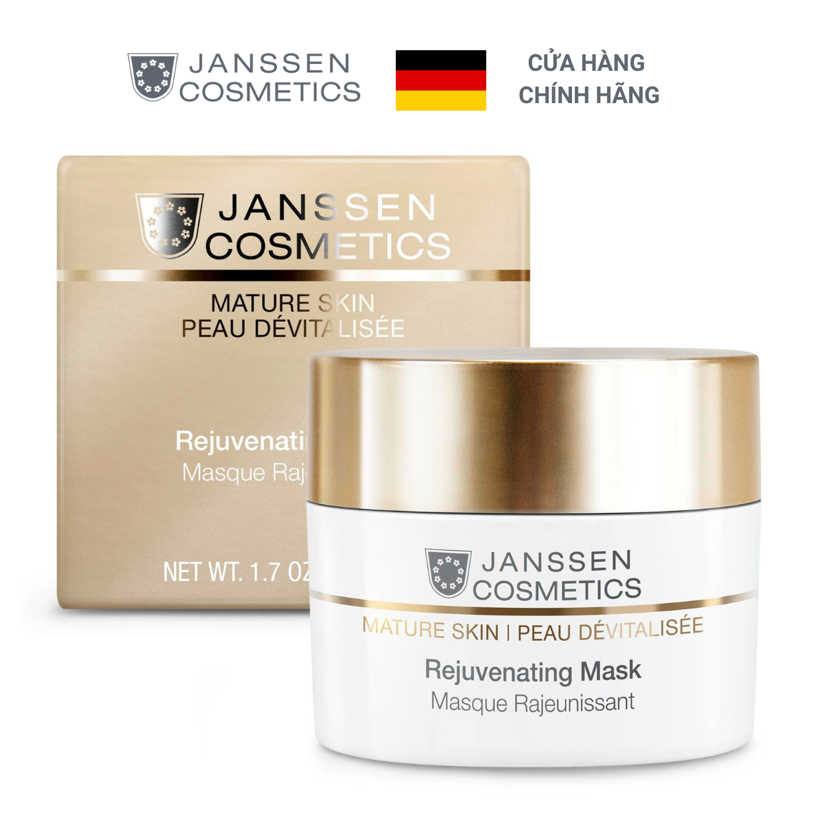 Mặt nạ dạng kem chống lão hóa, chống nhăn da Janssen Cosmetics Rejuvenating Mask 50ml