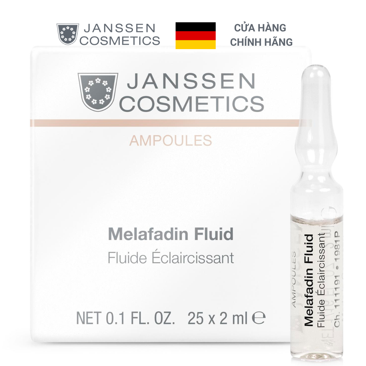 Tinh chất trắng sáng da Janssen Cosmetics Melafadin Fluid