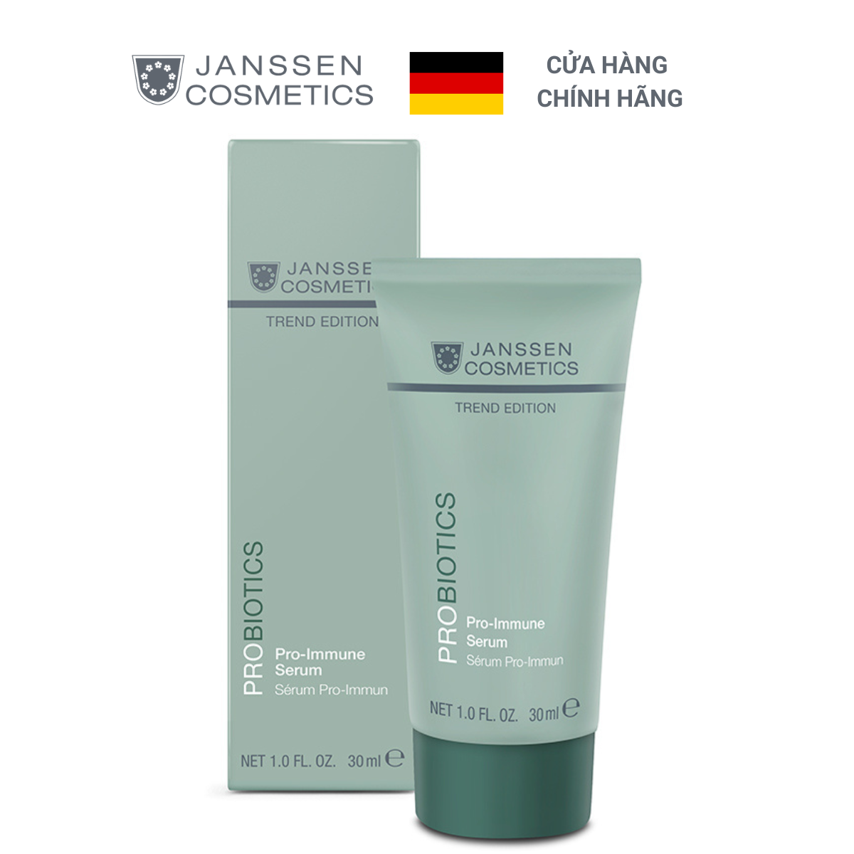 Serum chống lão hoá kỹ thuật số Janssen Cosmetics Probiotics Pro-Immune Serum 30ml